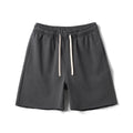 2025 Summer New Oversize 390gsm Drawstring Shorts Men  Raw  Hem Athletic Sports Runinng Shorts