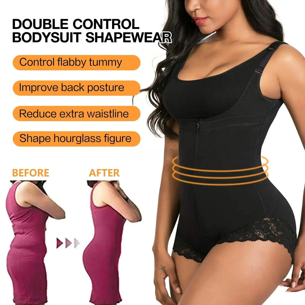 Colombian Waist Trainer for Women High Compression Body Shaper Tummy Control Girdle Slimming Shapewear for Flat Stomach