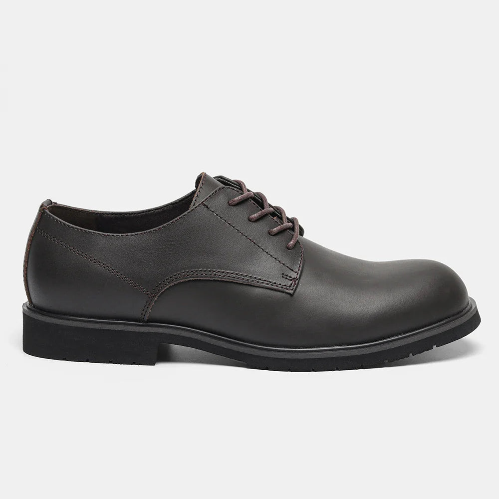 Genuine Leather Men Derby Shoes Thick Sole Men Casual shoes Men Leather Shoes