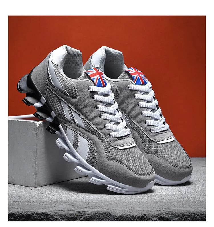 Men's and women's running shoes breathable casual sneakers anti-slip vibration comfortable walking shoes 36-48
