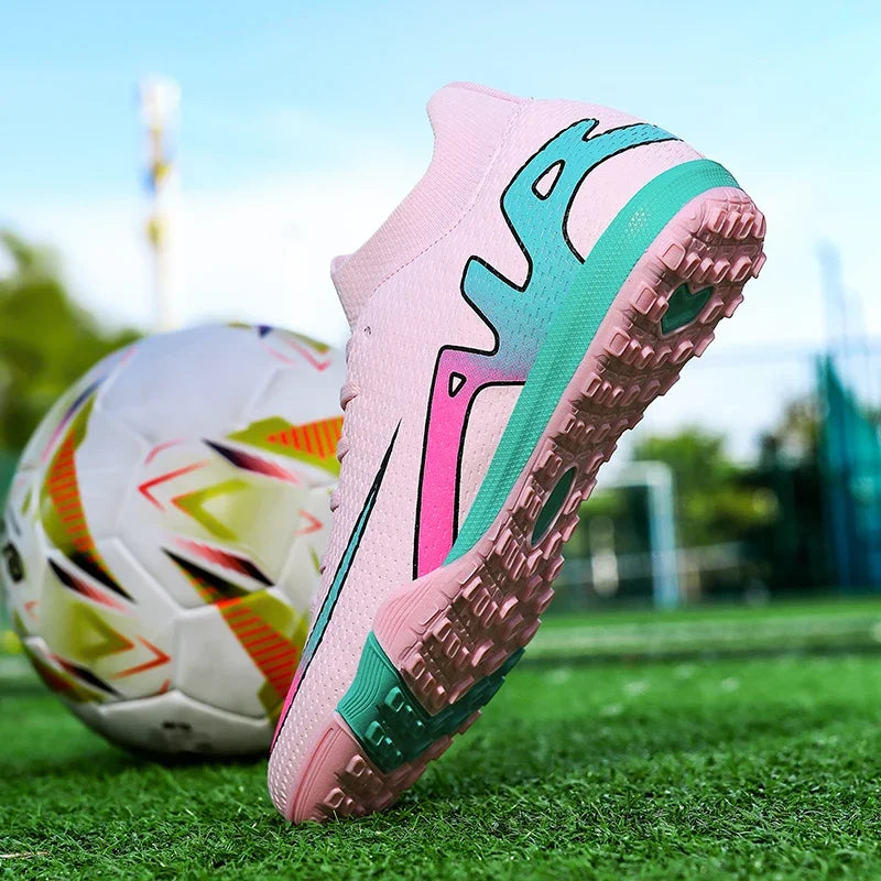 New Men Football Boots Grass Cleats High-top Non-Slip Soccer Shoes Futsal Sneakers High-quality Match Indoor Hot-selling Outdoor