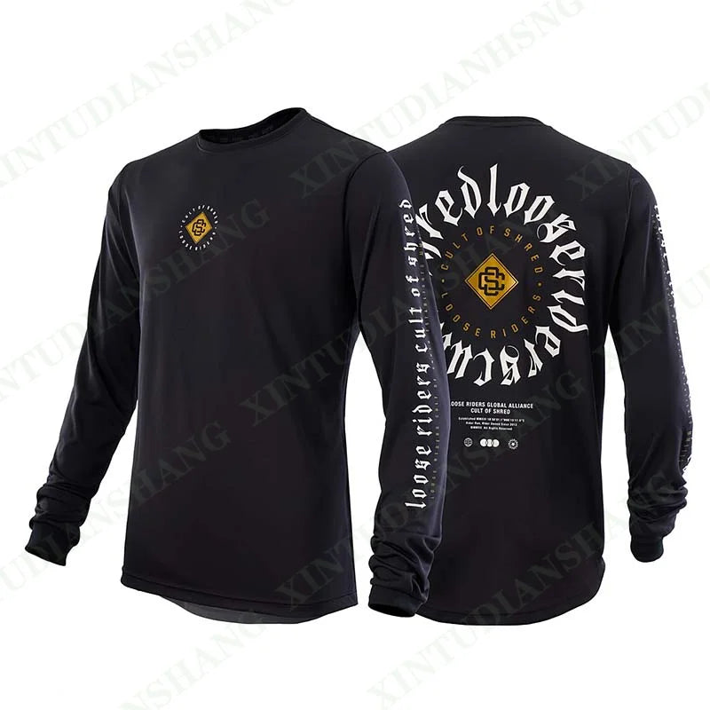 2023 Loose Rider Mens Long Sleeve Jersey BMX Enduro Downhill Jerseys MTB Mountain Bike Shirts Off Road DH Motorcycle Jersey