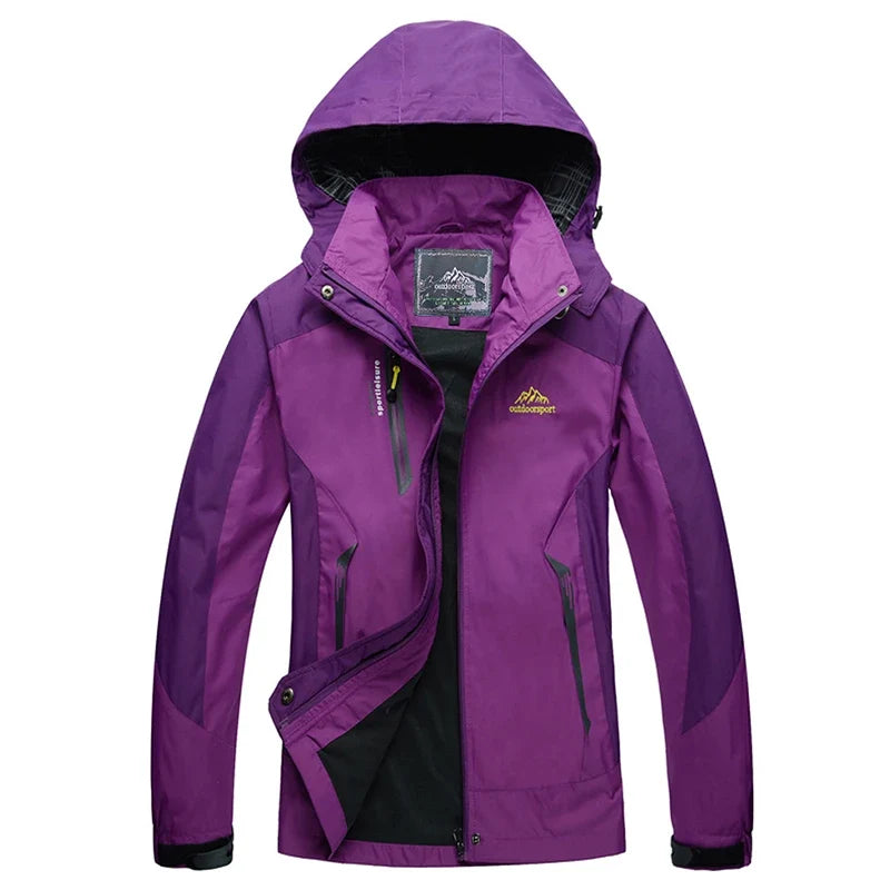 Women's Waterproof Hiking Jacket Windproof Windbreaker Camping Hunting Climbing Trekking Fishing Coat Outdoor Clothing