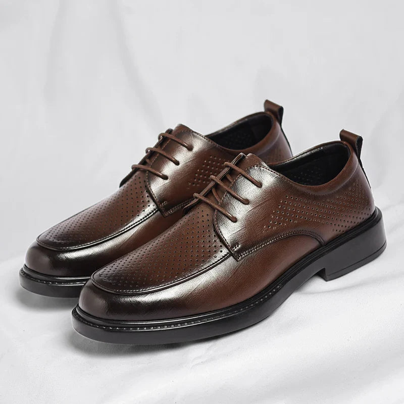 Big Size Elevator Shoes Men Leather Shoes Height Increasing Shoes For Man Increase Insole 6-8CM Invisible Heightening Lift Shoes