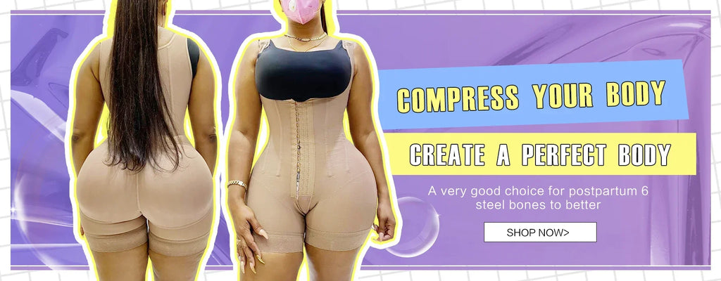 New Triangle Body Shaper Flat Belly Reductive Shapewear Bodysuits with Bra Tummy Control Slimming Sheath Liposuction Surgery