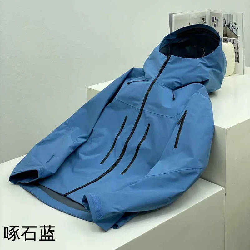 Outdoor Men's and Women's, Sports, Fishing, Mountaineering, Travel, Fashion, Camping, Leisure, Multicolor Hardshell Jacket