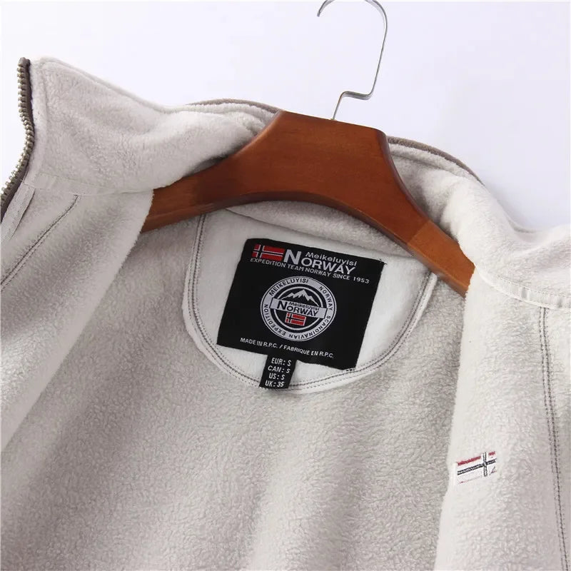 Thickened Double - Sided Polar Fleece Jacket for Men | Autumn/Winter Warm Casual Loose Fit Big Size Coat