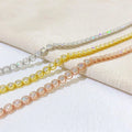 GRA Certified 2/3mm Moissanite Tennis Bracelets S925 Silver Round Bubble Lab Diamond Hand Chain for Women Men Fine Jewelry