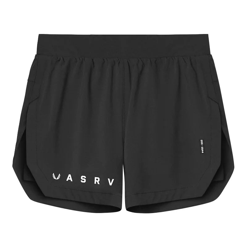 Mens Gym 2 in 1 Jogger Sport Short Pants Man Quick Dry Running Workout Basketball Shorts Male Gym Fitness Sweatpant Bottoms