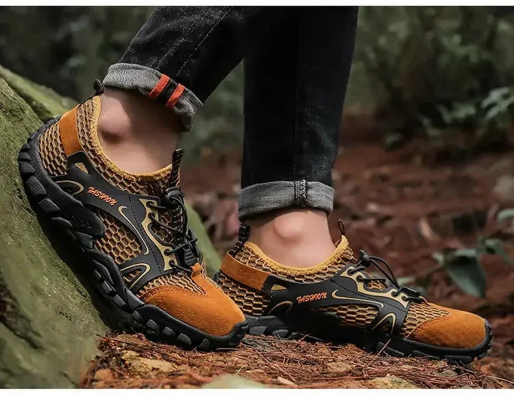 Wear-resistant Shoes for Men Hiking Shoes Jogging Trekking Sneakers Fast Zapatos Outdoor Hombre Invierno Outdoor Anti-slip