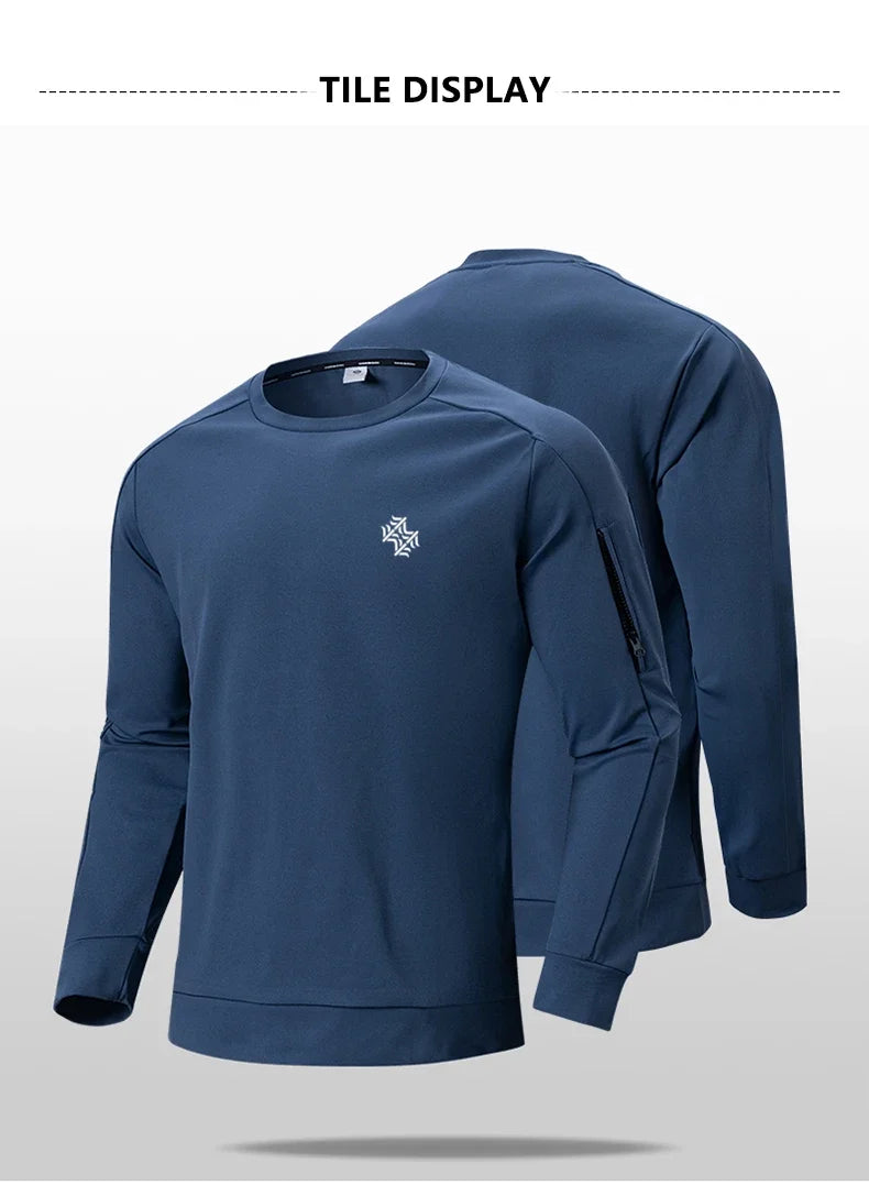 Autumn/winter high quality men's/women's outdoor sportswear fashion business casual breathable crew-neck hoodie loose Tops
