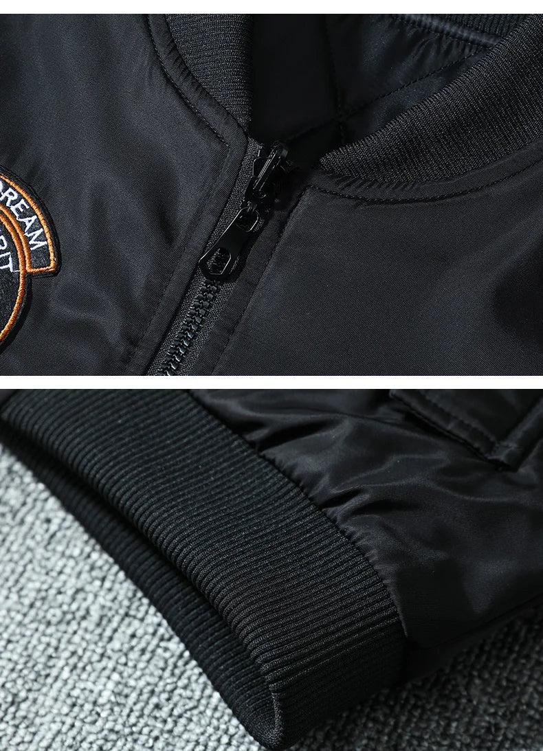 Large Size 7XL Winter Military tactical Male Army MA-1 Flight Bomber Jacket Baseball Varsity College Pilot Air Force Coat Men
