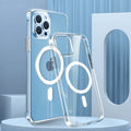 Magnetic Clear Case for iPhone 17 16 15 14 13 11 12 Pro Max Plus Transparent Case Wireless Charge Cover Compatible With Magsafe
