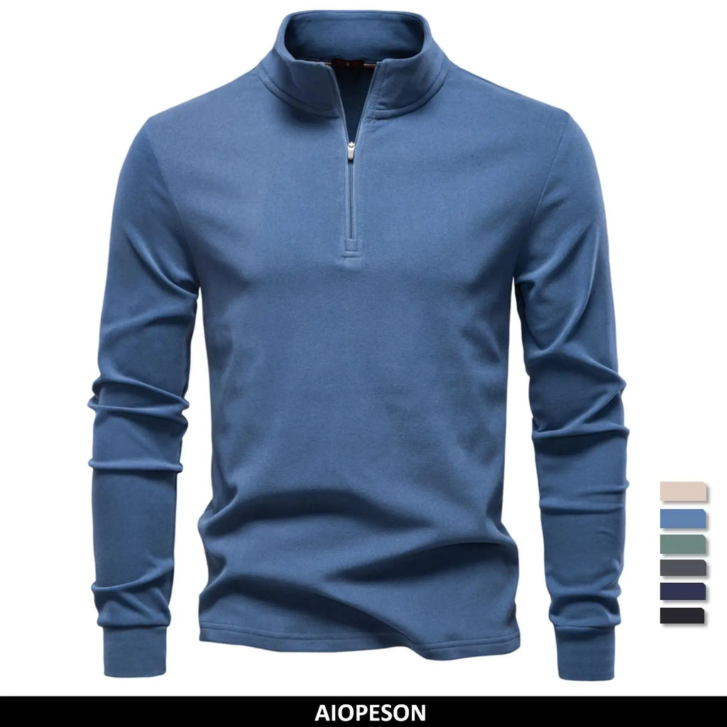 Men Solid Color Soft Shell Zipper Jacket Long Sleeve Pullover Breathable Warm Casual Streetwear