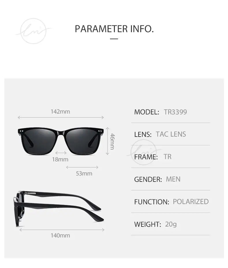 Polarized Sunglasses Men Women Fashion Square Shades Leopard Frame Ladies Travel UV400 Goggles Driving Sun Glasses