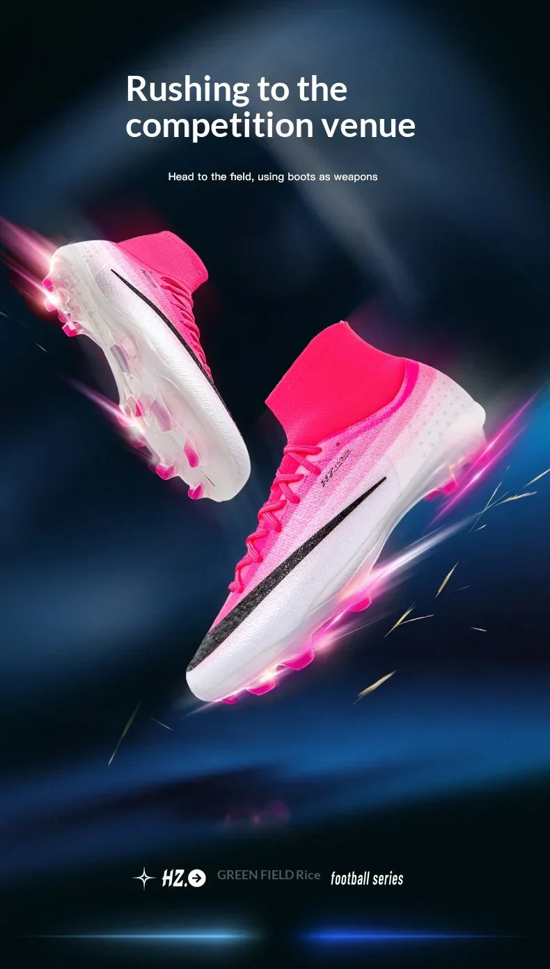 New Men Soccer Shoes Hot Sale Football Boots Women Professional TF/FG Sneakers Unisex High-quality Futsal Cleats Ultralight