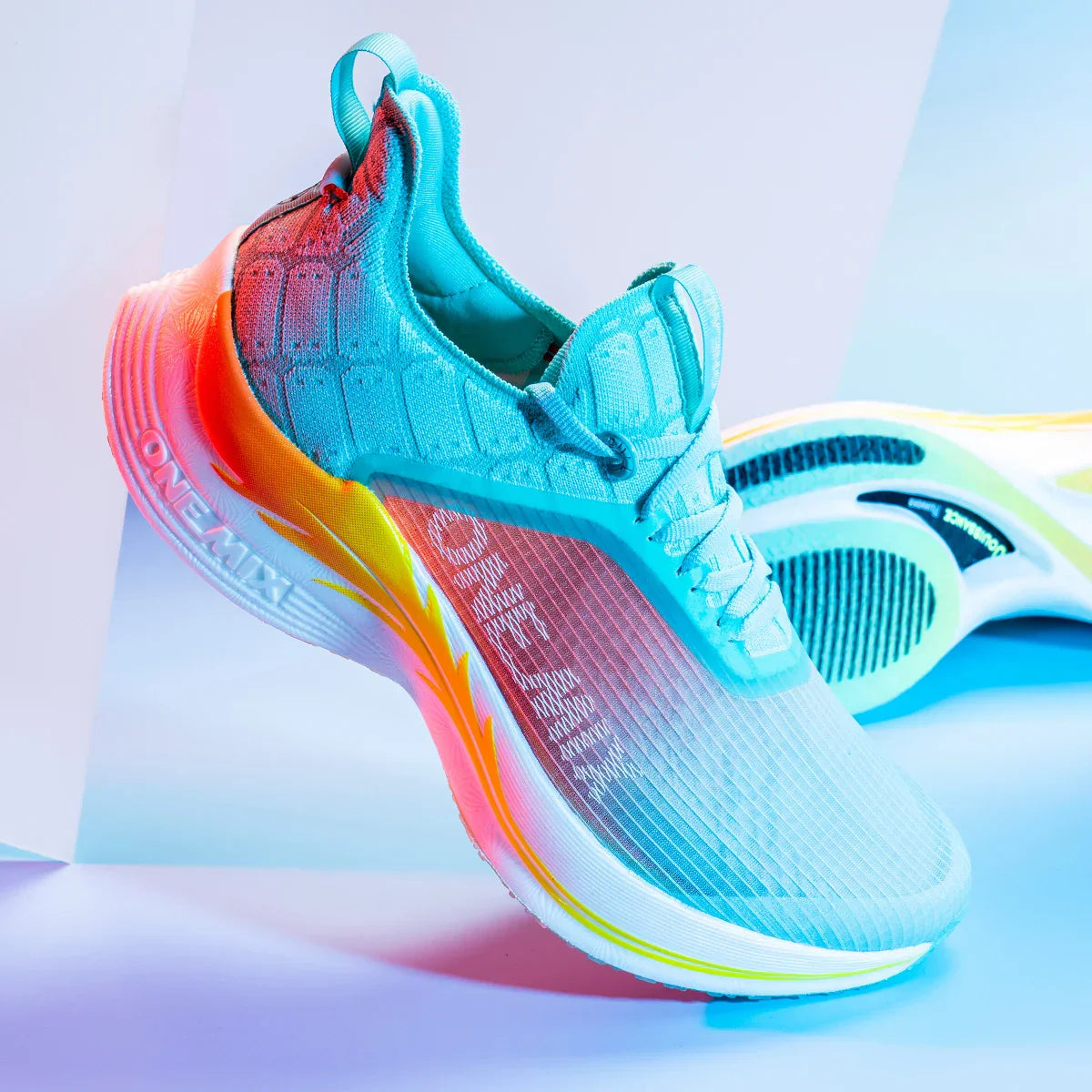 Original Carbon Fiber Running Racing Shoes Professional Marathon Ultra-light Rebound Damping Trail Sport Road Sneakers