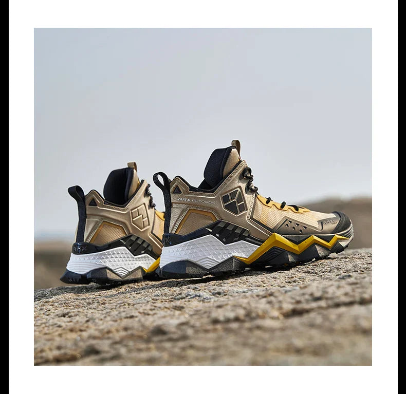 Men  Waterproof Hiking Shoes Breathable Hiking Boots Outdoor Trekking Boots Sports Sneakers Tactical Shoes