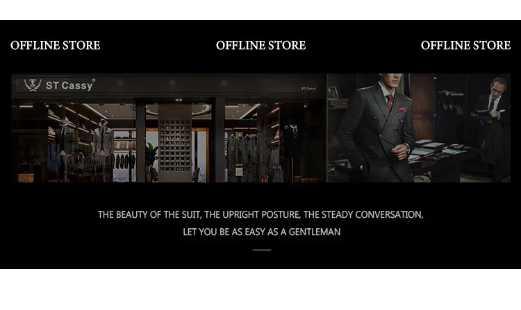 Elegant Man Suit 2 piece set Modern Wedding Party outfit Suits for Men Stylish Business office suit banquet attire