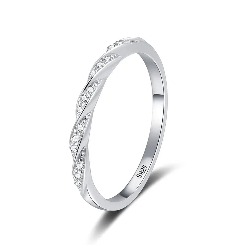 All Moissanite Lab Diamond Ring for Women 925 Sterling Silver Rings with Gold Plated Wedding Bridal Proposal Promise Band