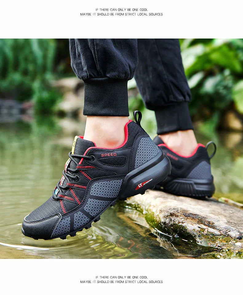2025 Hiking Shoes Men's Non-slip Wear-resistant Comfortable Outdoor Hiking Sports Shoes Outdoor Running Shoes Walking Sports Sho