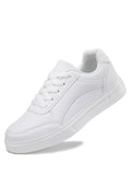 Women Casual Sneakers Leather Platform Sneakers for Women Classics Comfort Skateboarding Shoes Non-Slip