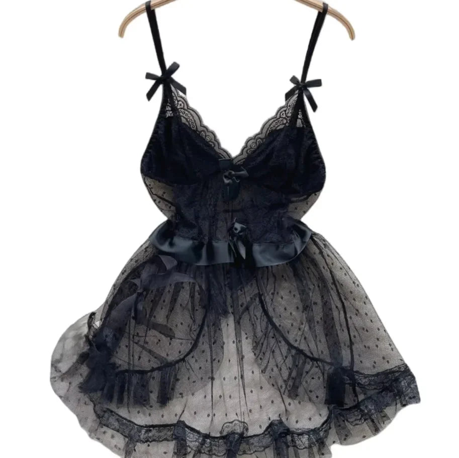 Woman Plus Size Sexy V-Neck Strap Dress Lace Trim Slim Short Dress Women Fashion Comfortable Dress Party Hotsweet