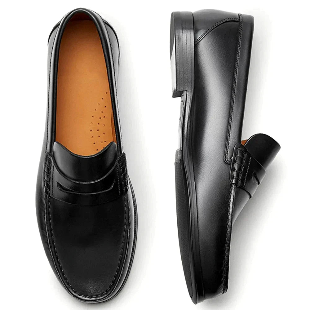 Vintage Calf Leather Loafers Breathable Slip on Moccasins Driving Designer Casual Cowhide Shoes for Men