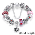 Queen Jewelry Charms Bracelet & Bangles With Queen Crown Beads Bracelet for Women PA1823