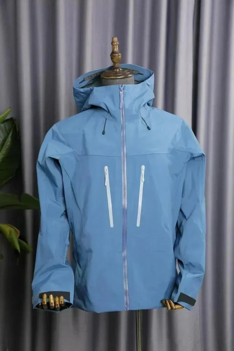 ARC Embroidery Alpha SV 6th Three Layer Mens Womens High Quality Camping Coat Outdoor Waterproof Windbreaker Hiking Jackets