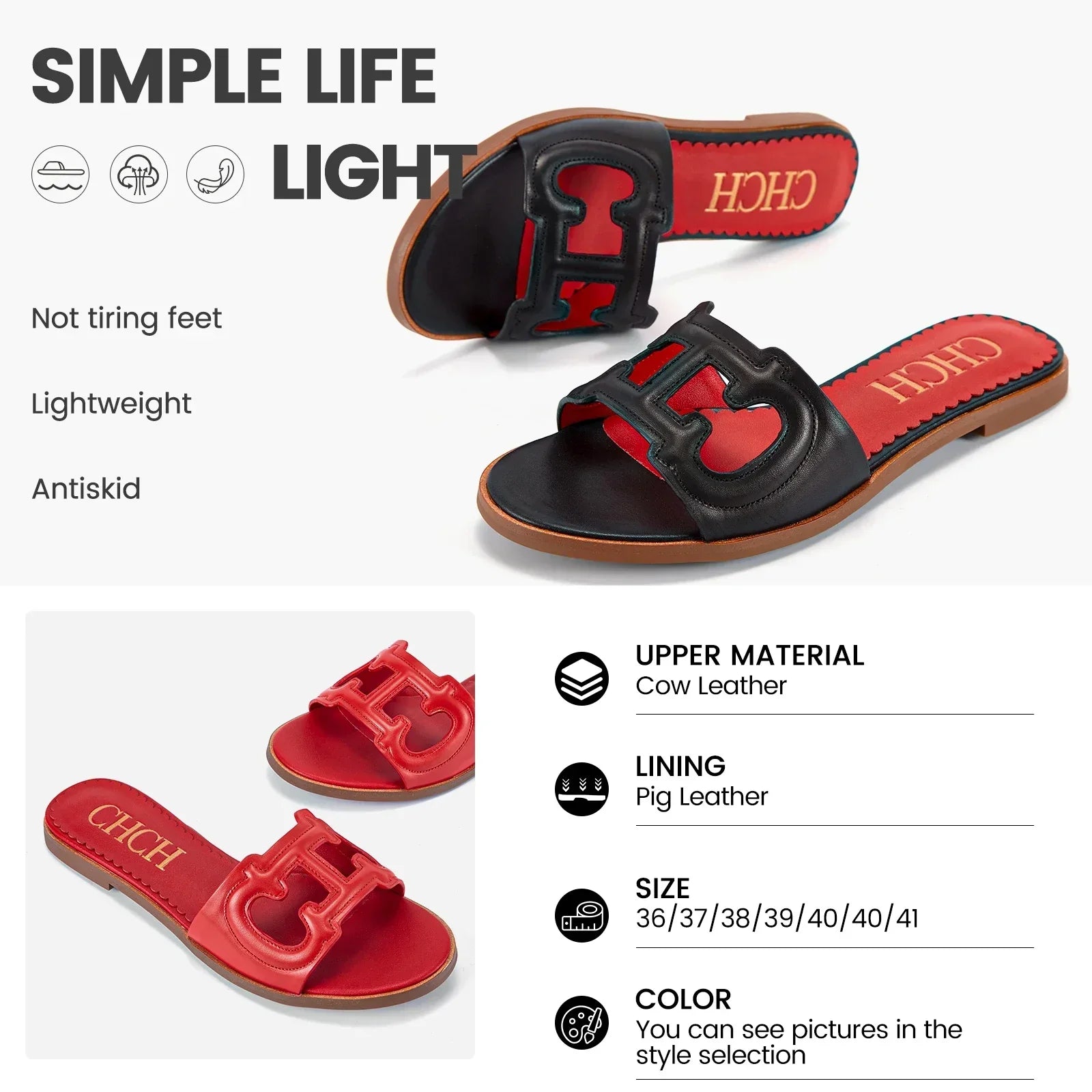 Woman Slippers 2025 Simple Black Flat Flat Women's Shoes Home Indoor Slippers
