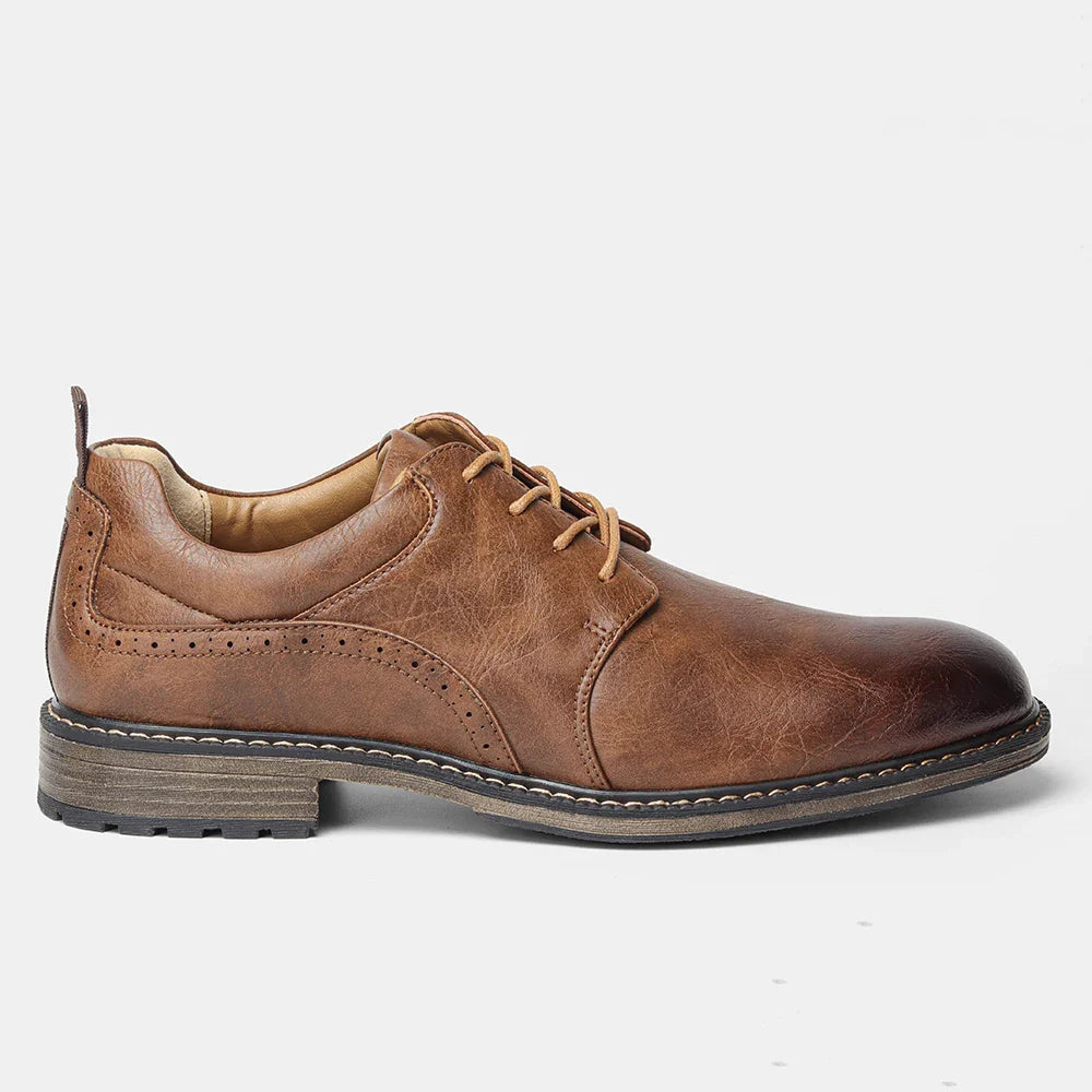 40-46 Size Men's Casual Leather Shoes Comfortable Fashion Brand 2025 Trendy Footwear
