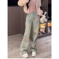 جينز نسائي كاجوال للربيع والصيف، بقصة ضيقة وأرجل واسعة (Bell Bottoms)