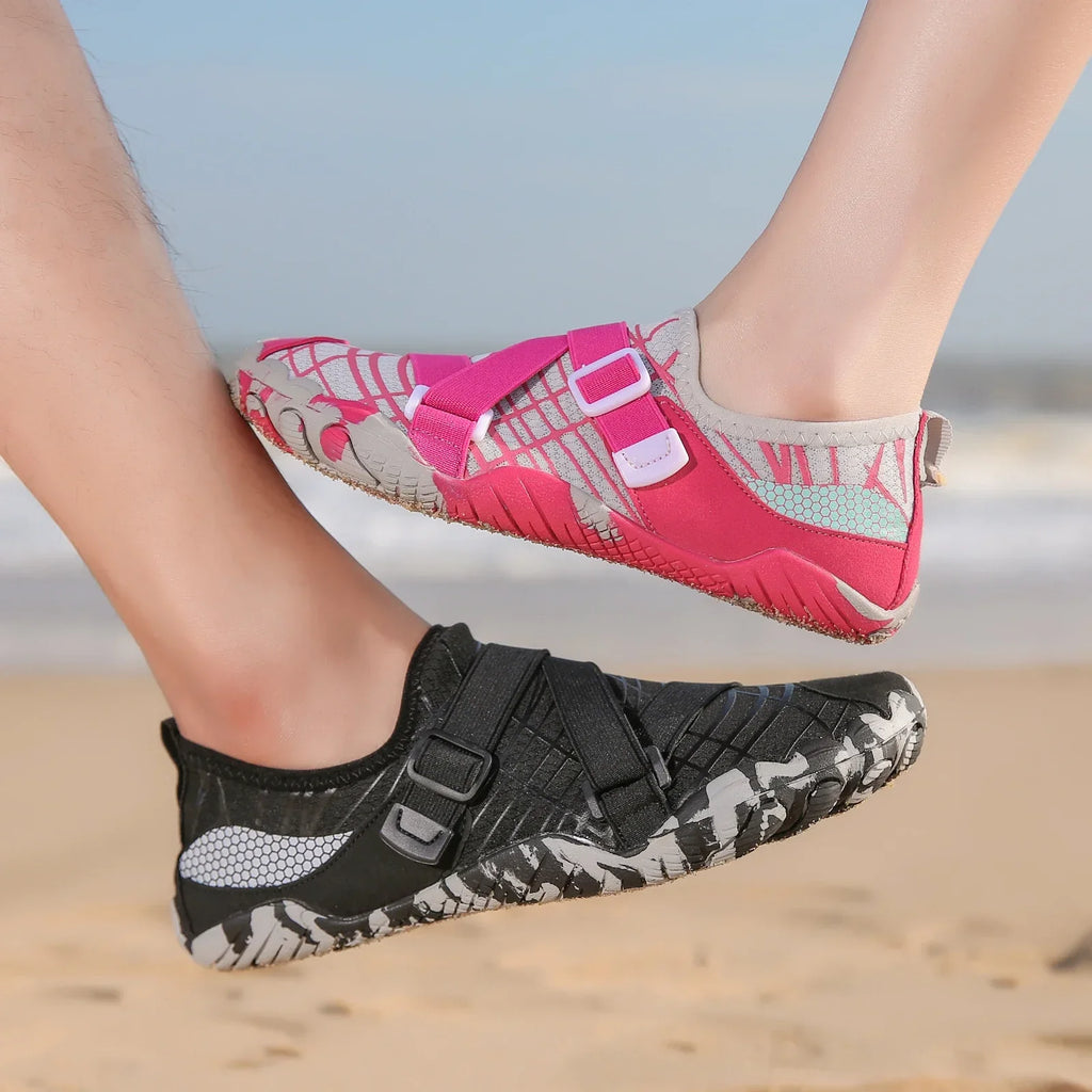 Men's Elastic Aqua Shoes Breathable Women Outdoor Wading Sneakers Quick Dry Water Shoes for Diving Swimming