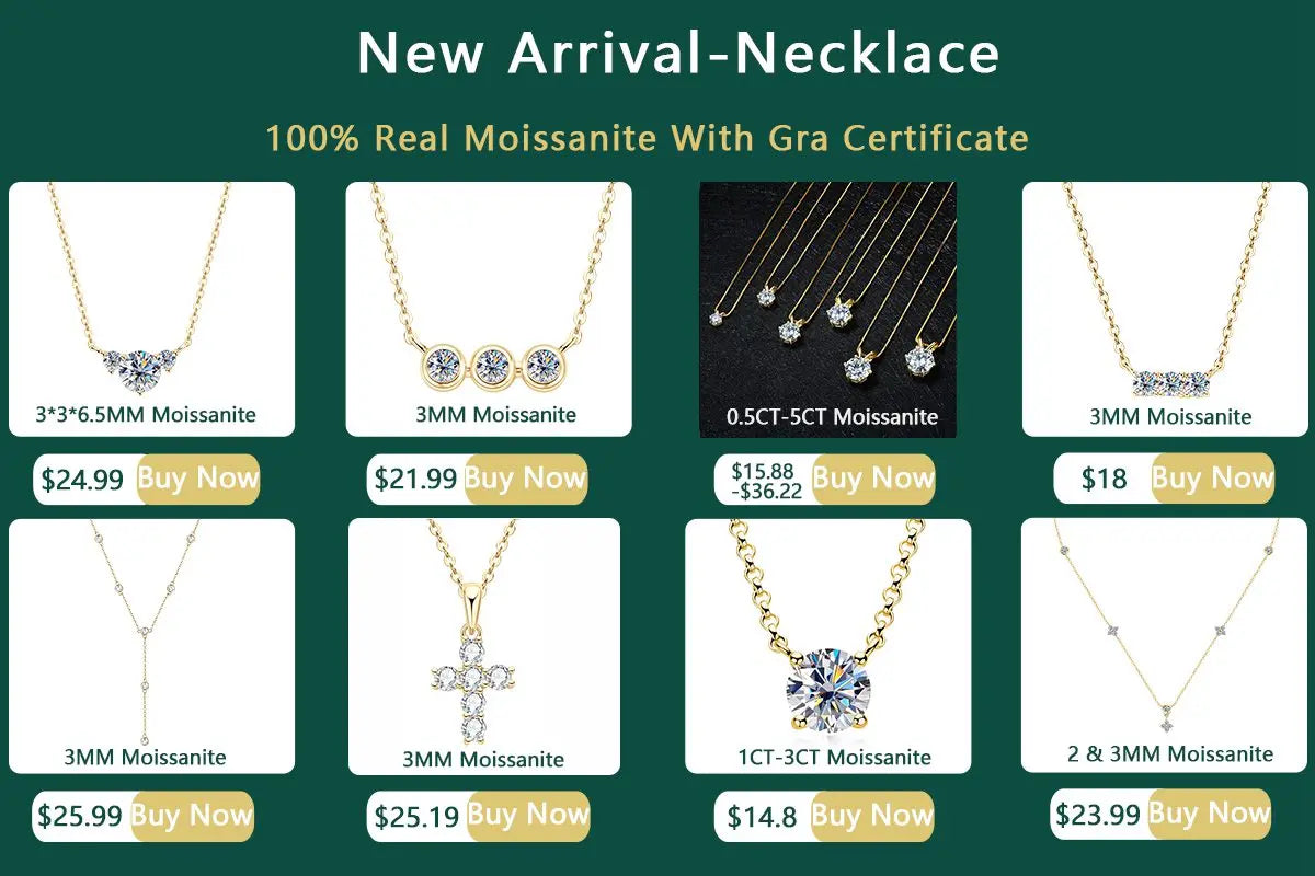 2.2mm Moissanite 925 Sterling Silver Cross Pendant Necklace Stainless Steel Rollo Chain for Men Fashion Party Daily Gift