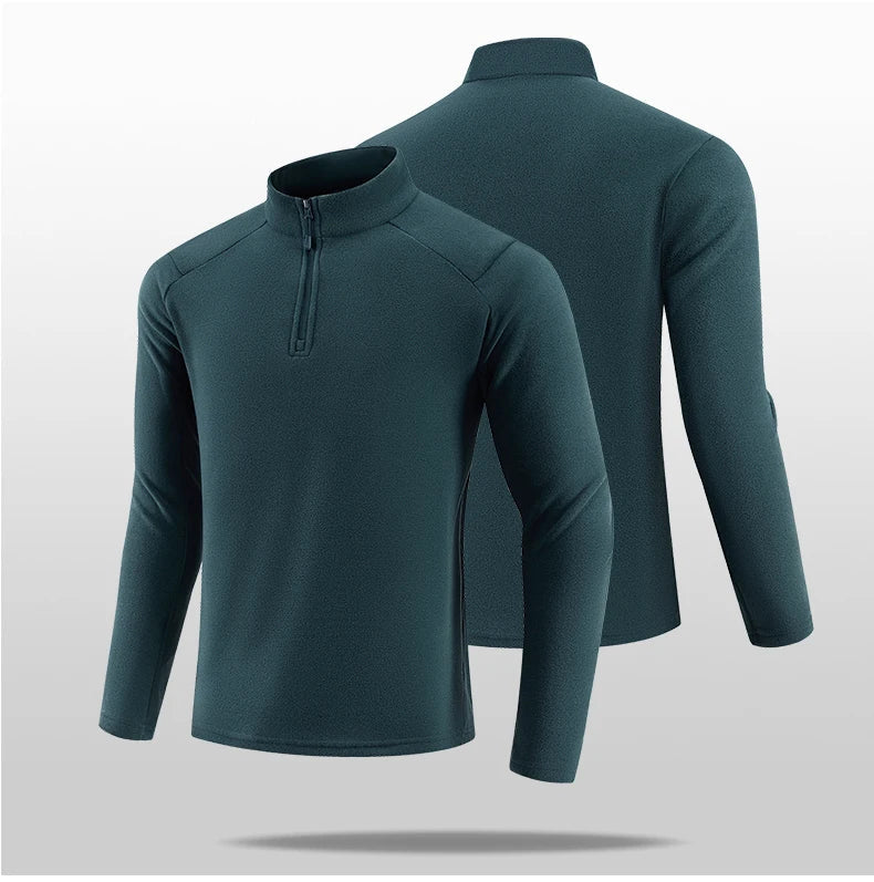 SBWL Autumn/winter high quality men autumn and winter outdoor sports skiing, running and cycling with warm long sleeve T-shirt