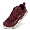 Unisex Wide Toe Sneakers Outdoor Travel Breathable Shoes Comfortable Lace Up Walking Sneakers