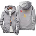 Men's Spring and Autumn JPS Zone Player Special Team Large Size Sportswear Thick Windproof Hooded Zipper Navigation Jacket