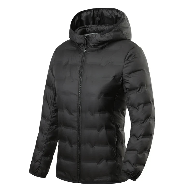 Winter Warm Down Jacket Women Hiking Camping Climbing Trekking Graphene Lining Coat Duck Down Lightweight Padding Jackets