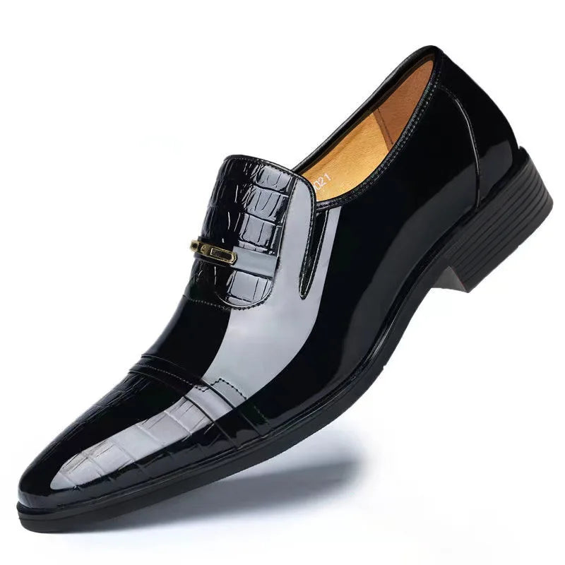 Oxford Shoes Men's Luxury Wedding Shoe Pointed Toe Dress Shoes for Men Classic Business Men Leather Shoes