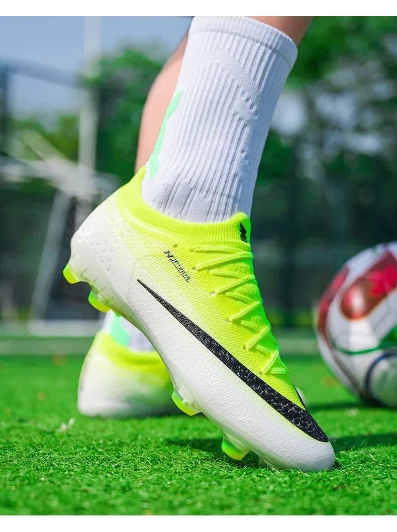 New Men Soccer Shoes Hot Sale Women Professional Football Boots Futsal Cleats Ultralight Unisex High-quality TF/FG Sneakers
