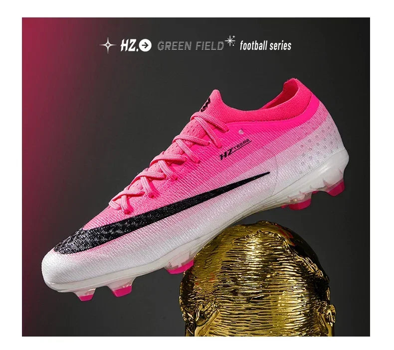 New Men Soccer Shoes Hot Sale Women Professional Football Boots Futsal Cleats Ultralight Unisex High-quality TF/FG Sneakers