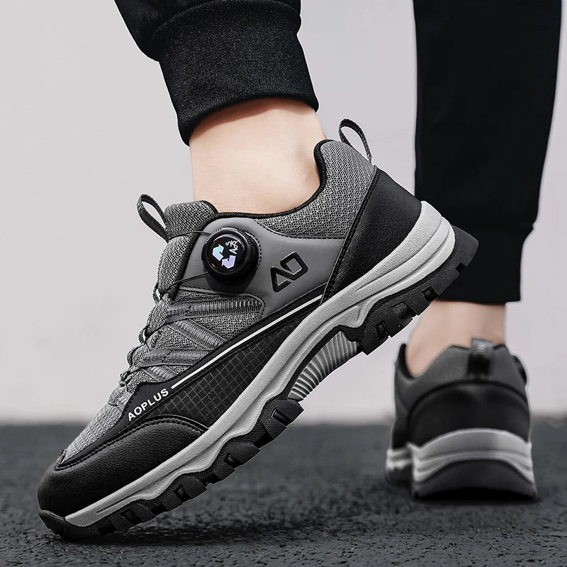 New Fashionable Hiking shoes, Outdoor Men's Walking shoes, Travel Hiking shoes - Comfortable and Breathable, Large size 10