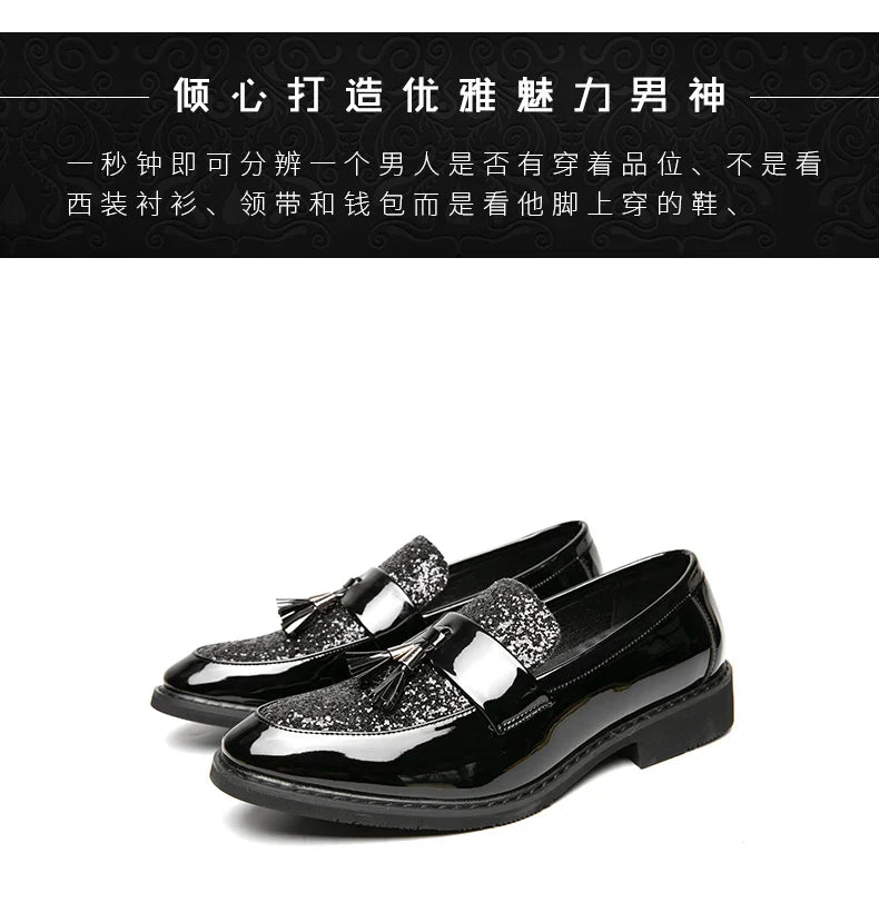 Classic men dress shoes lace up shoes for men plus size point toe business casual comfortable men formal shoes for weddin