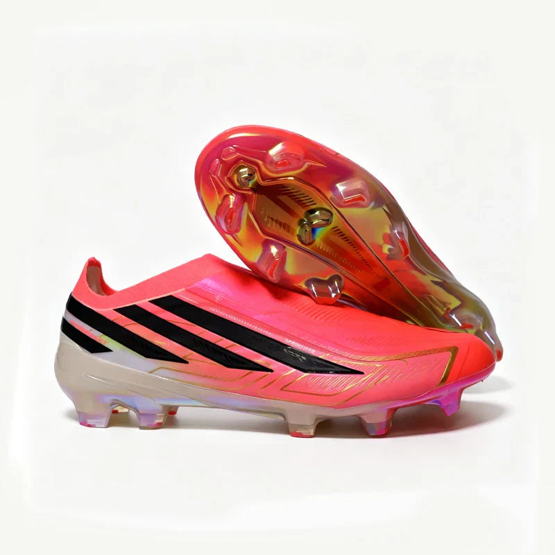 2026-F50 High Quality Mens Soccer Shoes Breathable Non-Slip Turf Soccer Cleats Boys TF/FG Training Football Boots Chuteira Campo