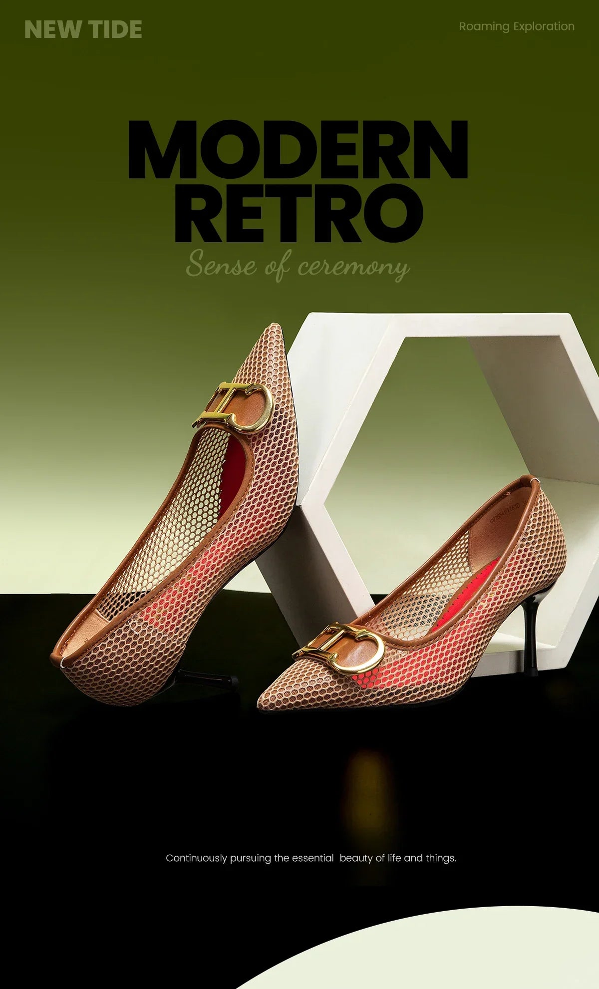 Women's High Heels 2025 Spring New Hollow Business Women's Shoes 7cm Red Evening Shoes