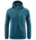 Summer Outdoor Quick Dry Sun-Protective Thin Jacket Men Hiking Fishing Cycling Hooded Gym Sport Windbreaker Ultra Light Coats