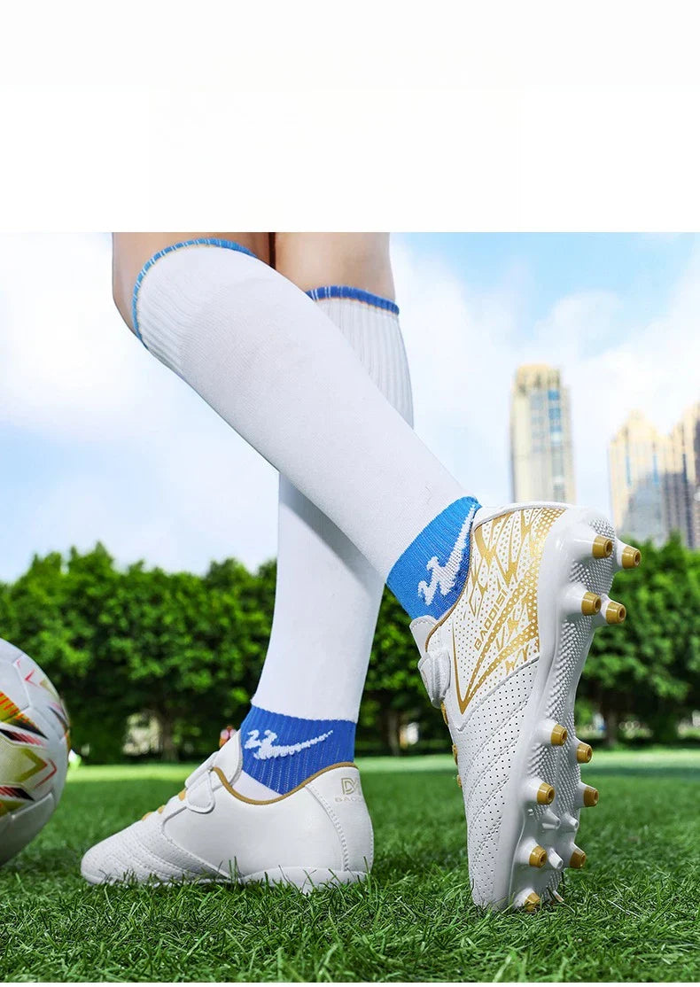 New Kids Soccer Cleats Athletic Outdoor FG Football Boots Boys Girls Training Sneakers AG Youth Soccer Shoes for Little/Big Kids