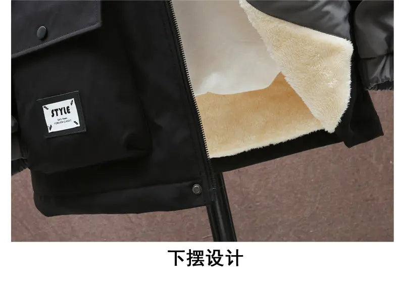 Winter Tracksuit Men Warm Sports Printed Thick Suit Mens Casual Hooded jacket+Pants Sweatsuit Male 2 Piece Sportswear