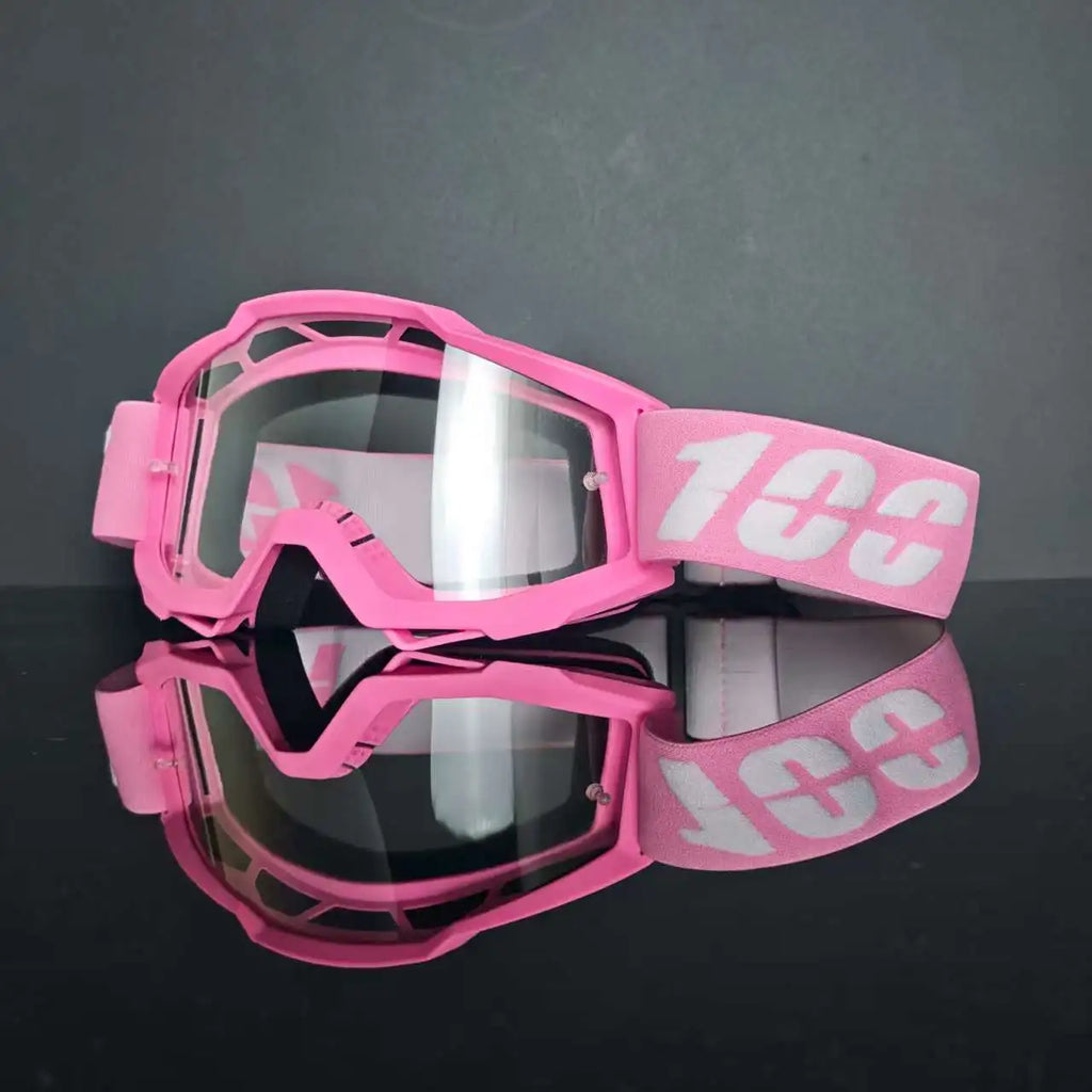 100 Motorcycle Goggles Cycling Glasses Outdoor Off-Road Ski Outdoor Sport MX ATV Dirt Bike Racing Motocross